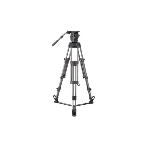  Adorama Libec RSP-850 2-section Aluminum Tripod with RHP85 Video Head - Black RSP-850