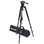 Adorama Miller CX10 Fluid Head with Solo 100 3-Stage Carbon Fiber Tripod System 3768