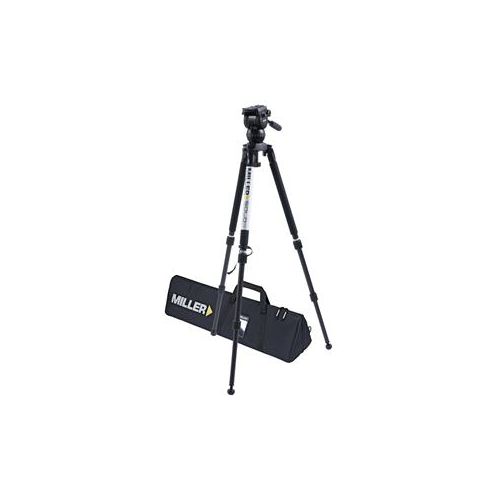  Adorama Miller CX2 Fluid Head with Solo 75 2 Stage Alloy Tripod System 3710