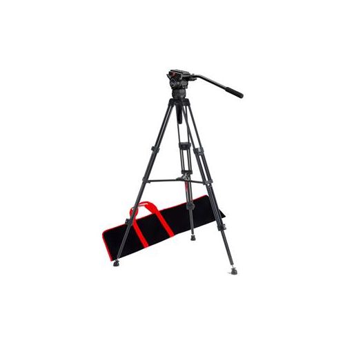  Adorama Acebil CS-08B Professional Tripod System, CH0 75mm Ball Head, T705 Tripod & Case CS-08B