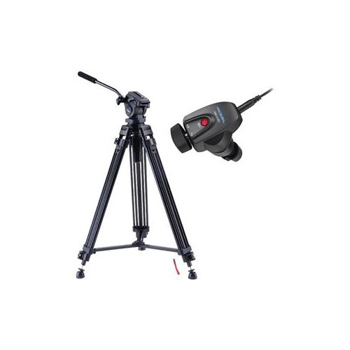  Adorama Acebil i-705DX Prosumer Tripod System, H705 Fluid Head, RMC-L1DV Zoom Controller I-705PKL1DV