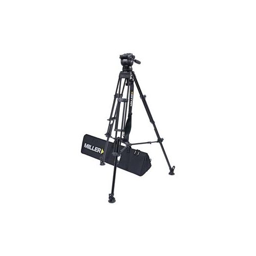  Adorama Miller CX10 Fluid Head with Toggle Alloy Tripod System, Above Ground Spreader 3756