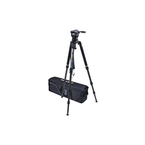  Adorama Miller CX18 Fluid Head with Solo 100 3-Stage Carbon Fiber Tripod System 3790