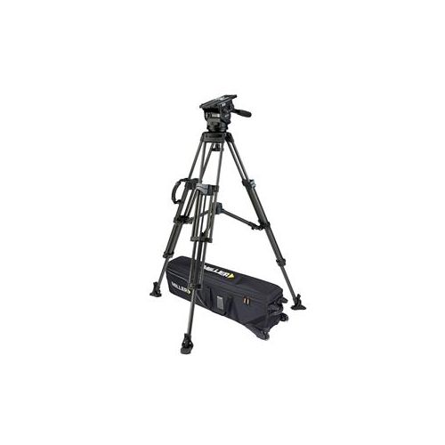  Adorama Miller ArrowX 7 Fluid Head with Sprinter II Tripod System, Mid-Level Spreader 3164