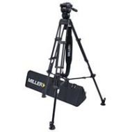 Adorama Miller CX6 Fluid Head with Toggle 75 Alloy Tripod System, Above Ground Spreader 3721