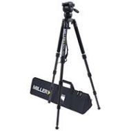 Adorama Miller CX2 Fluid Head with Solo 75 3 Stage Carbon Fiber Tripod System 3714