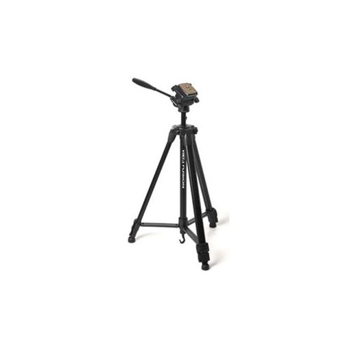  Adorama Tiffen Vista Fusion 3-section Aluminum Tripod with QR Fluid Head -Black FUSION