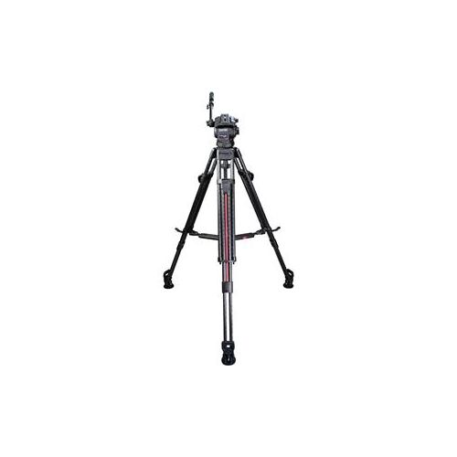  Adorama Cartoni Focus 8 Fluid Head System, 2 Stage Carbon Fiber 100mm Tripod & Spreader SDS08CXM