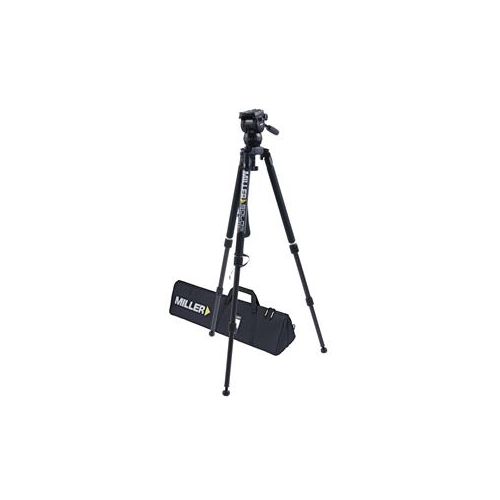  Adorama Miller CX2 Fluid Head with Solo 75 2 Stage Carbon Fiber Tripod System 3712