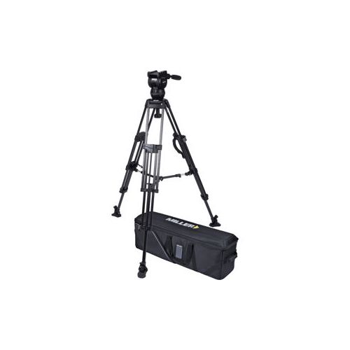  Adorama Miller CX8 Fluid Head and 75 Sprinter II CF Tripod with Mid-Level Spreader, Case 3747