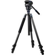 Adorama Davis & Sanford Traverse TR653C-V9 3-Section Carbon Fiber Tripod with Video Head TR653C-V9