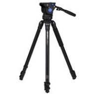 Adorama Benro BV4H Video Head and A373F Series 3 Aluminum Tripod Legs Kit A373FBV4H