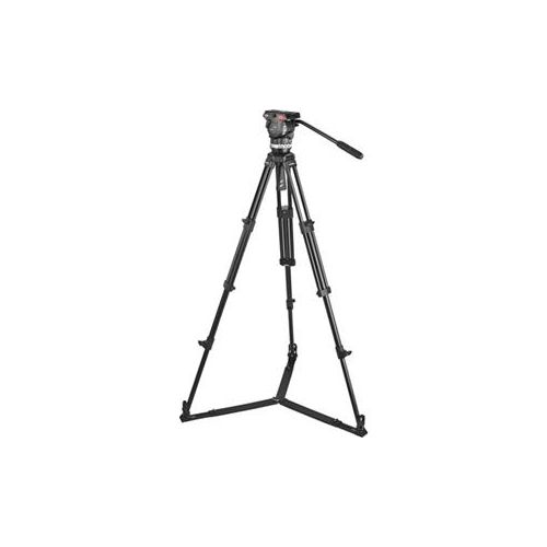  Adorama Sachtler 1002 3-section Aluminum Tripod with Ace M Fluid Head - Black 1002