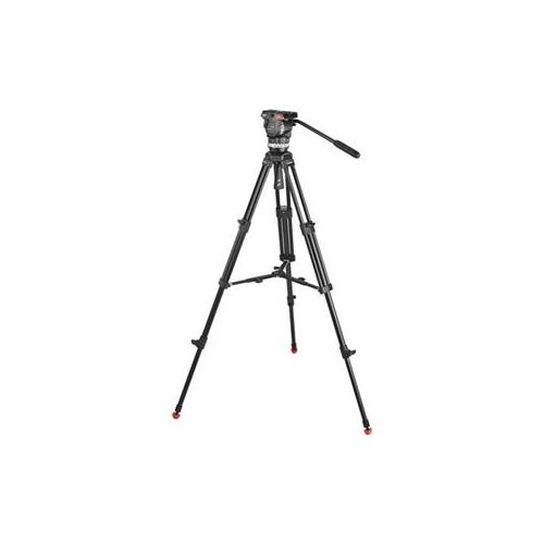  Adorama Sachtler 1001 3-section Aluminum Tripod with Ace M Fluid Head - Black 1001