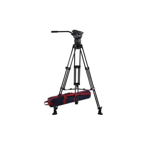  Adorama Acebil CS-780M(N) Professional Tripod System, CH7 100mm Fluid Head, Mid Spreader CS-780M(N)