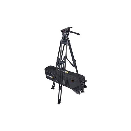  Adorama Miller CiNX 5 Head, HD 2-St CF Tripod, Mid-level Spreader, 4.4-46.2 lb Capacity 3824