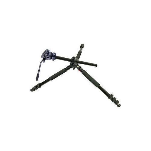  Adorama Acebil 4 Section Aluminum Tripod with H805F Pan/Tilt Head TAE-324F/H805F