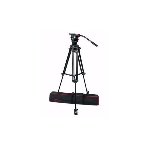  Adorama OZEN 5AL2 Tripod System, 75mm AL Tripod, AGILE 5, Mini E-Z LOAD, 0-15 lb Payload OZEN-OZ-5AL2