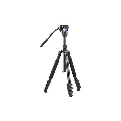  Adorama Sirui ET-1004 4-Section Aluminum Travel Tripod with VA-5 Video Head ET1004+VA5