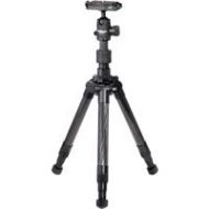 Adorama Velbon UTC-63 5-Section Carbon Fiber Tripod with QHD-S6Q Detachable Ball Head UTC-63