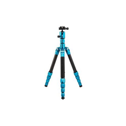  Adorama MeFOTO RoadTrip S Aluminum Travel Tripod/Monopod, Blue RTSABLU