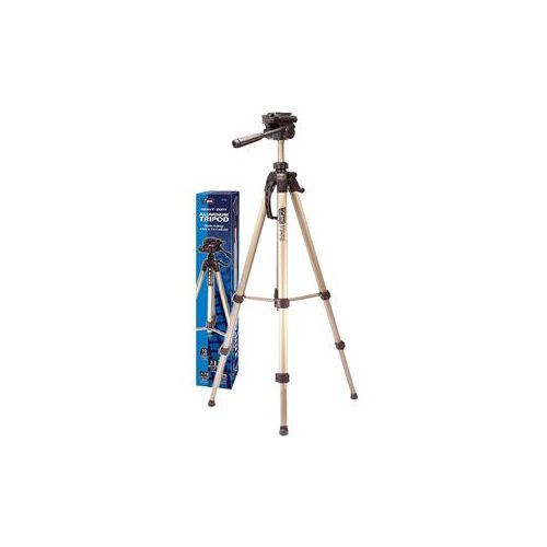  Adorama VidPro Heavy-Duty 76 Aluminum Tripod with 3-Way Pan & Tilt Head and Case TT-76