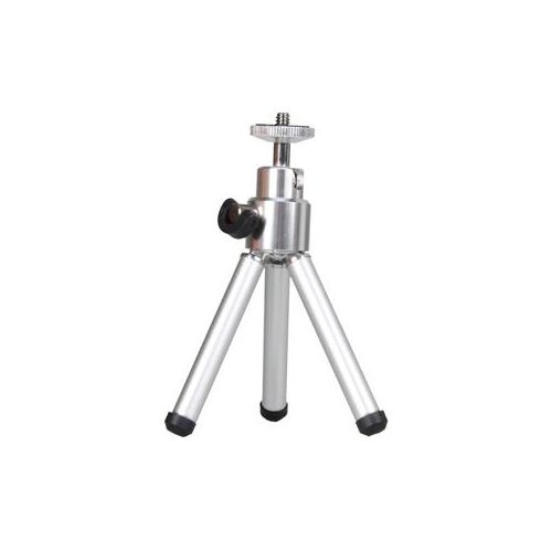  Adorama Bower 5-Section Mini Tripod for Digital Cameras, Silver ST5S