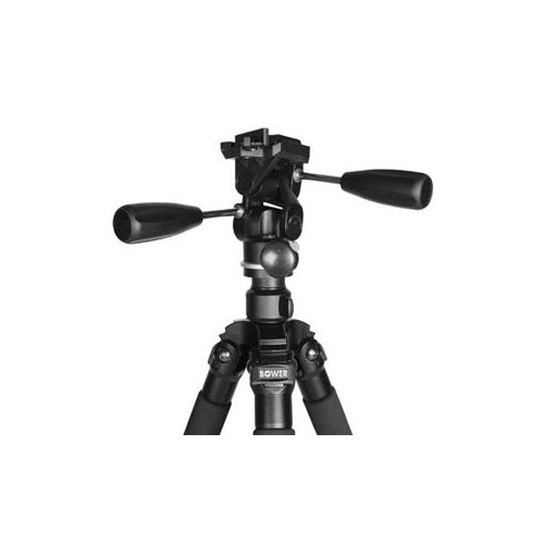  Bower Heavy Duty Pro Aluminum Tripod- Black VT6500 - Adorama