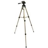 Adorama Dolica 57 3-section Aluminum Tripod with 3-Way Pan Head - Black ST-300