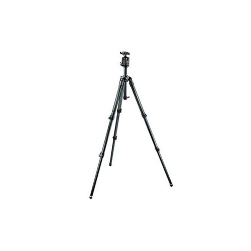  Adorama Manfrotto 057 3-Section Carbon Fiber Tripod Kit with Q5 Ball Head, Gray MK057C3-M0Q5