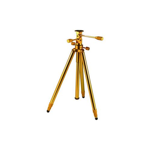  Adorama Tiltall Classic Aluminum Alloy Tripod, 3 Sections, 74, Gold TE-01G