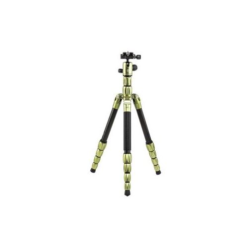  Adorama MeFOTO BackPacker S Aluminum Travel Tripod/Monopod, Green BPSAGRN