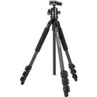 Adorama Slik PRO 634CBH 4-Section Carbon Fiber Tripod with PBH-425DS Ball Head 611-566