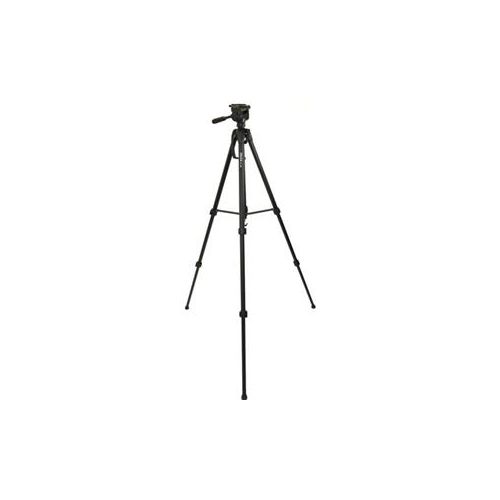  Adorama Dolica 68 3-section Aluminum Tripod with 3-Way Pan Head - Black ST-500