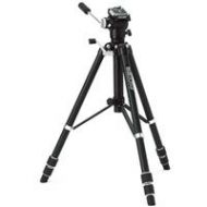 Adorama Slik 505QF 3-section Aluminum Tripod with 2-Way Pan Head - Black 617-505