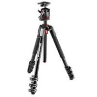 Adorama Manfrotto MK190XPRO4-BHQ2 4-Section Aluminum Tripod with XPRO Ball Head MK190XPRO4-BHQ2