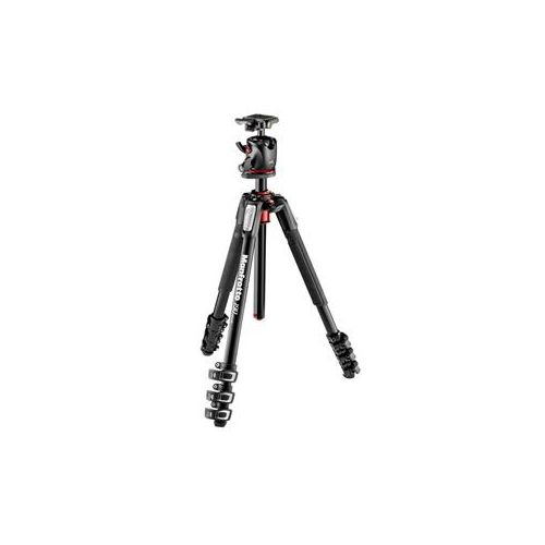  Adorama Manfrotto MK190XPRO4-BHQ2 4-Section Aluminum Tripod with XPRO Ball Head MK190XPRO4-BHQ2