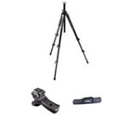 Adorama Manfrotto 055XPRO3 3-section Aluminum Tripod w/322RC2 QR Ballhead & Kit BGMT055XP3322RC2