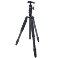 Adorama FotoPro X-Go Plus Carbon Fiber Tripod with Built-In Monopod, FPH-52Q Ball Head X-5CN