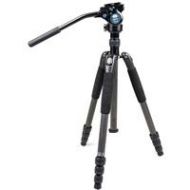 Adorama Sirui T-024S Light Carbon Fiber Tripod with VA-5 Ultra Compact Fluid Video Head T024SKVA5