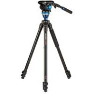 Adorama Benro A2573F Aluminum Single Video Tripod, S6 PRO Video Head, Payload 13.2 lbs A2573FS6PRO