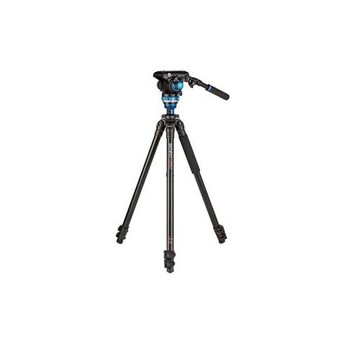  Adorama Benro A2573F Aluminum Single Video Tripod, S6 PRO Video Head, Payload 13.2 lbs A2573FS6PRO