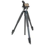 Adorama Slik Sprint Pro III EZ Travel Tripod with SH-707E 2-Way Pan/Tilt Head, Black 611-853