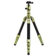 Adorama MeFOTO RoadTrip S Aluminum Travel Tripod/Monopod, Green RTSAGRN