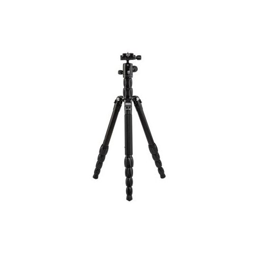  Adorama MeFOTO BackPacker S Aluminum Travel Tripod/Monopod, Black BPSABLK