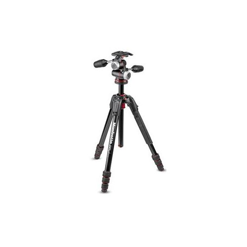  Adorama Manfrotto 190go! M-Series 4-Section Twist Lock Aluminum Tripod w/ XPRO Head MK190GOA4-3WXUS