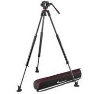 Adorama Manfrotto 504X Fluid Video Head with 635 CF Fast Single Leg Tripod MVK504XSNGFC