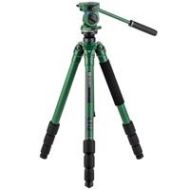 Adorama Benro Wild 2 Carbon Fiber Birding Kit, 64 Max Height, Green TWD28CLBWH4