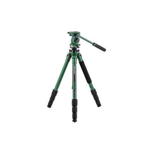  Adorama Benro Wild 1 Carbon Fiber Birding Kit, 60 Max Height, Green TWD18CBWH4