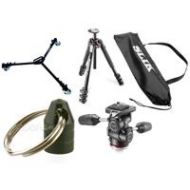 Adorama Manfrotto MT190XPRO4 4-section Aluminum Tripod w/804RC2 Pan-Tilt Head & Kit MT190XPRO4 E